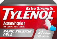24-Count Tylenol Extra Strength Acetaminophen Rapi
