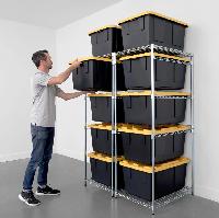 SafeRacks Storage Bin Rack – 2 Pack $135 (or