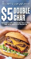 Habit Burger $5 Double Char