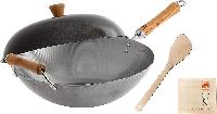 Joyce Chen 14″ Carbon Steel Wok with LID $14