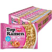 Nissin Top Ramen, Shrimp Flavor, The Original Inst