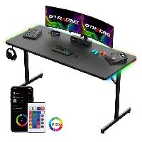 55″ GTRACING Large RGB Gaming Desk $70 + Fre