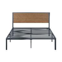 PrimaSleep 14″ Metal Platform Bed w/ Bamboo 