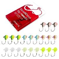 21-Count MadBite Dead Drop Fishing Jig Heads (Vari