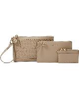 3-Piece Anne Klein Woven Wristlet & Wallet Pou