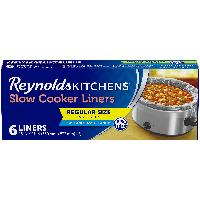 6-Pack 3-8 Quart Reynolds Kitchens Premium Slow Co