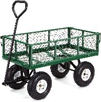 Gorilla Carts Steel Utility Garden Cart w/ Removab