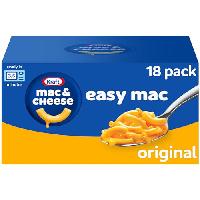 [S&S] $6.21: 18-Pack 2.15-Oz Kraft Mac & C